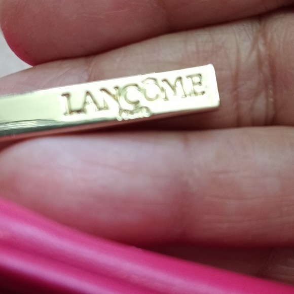 Lancôme Red / Pink Star Zippered Cosmetics Makeup Star Embossed Storage Case. - Picture 15 of 16